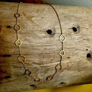 IPPOLITA 18K Gold Geometric Open Frame Station Necklace - 18 inch / 16 inch